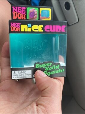 NeeDoh Nice Cube - Teal Super Solid Squish